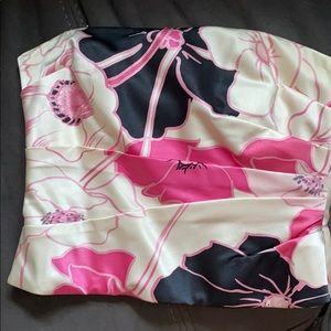 Kay Unger silk bustier top